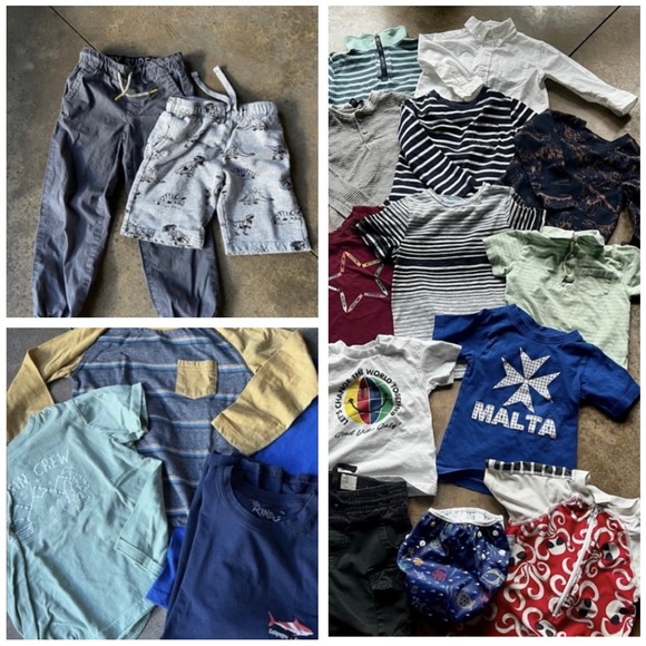 Other - Toddlers Clothing Baby Boys 2T + Kids 5/6 and up Bundle Mixed Sizes 19 pieces